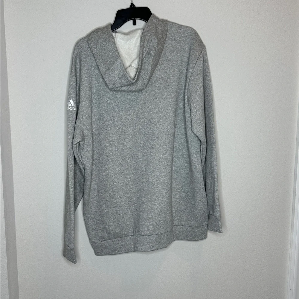 Adidas Gray Fleece Hoodie